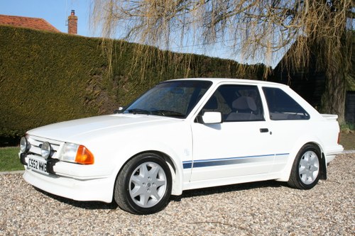1985 Ford Escort RS Turbo .NOW SOLD. MORE CARS