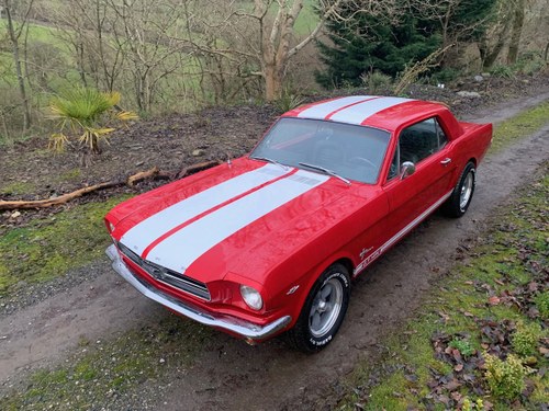 1965 Electric Red Metallic 65 Ford Mustang Stunning For Sale