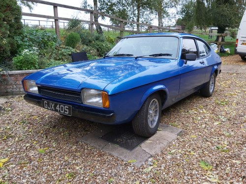 1978 ford capri mk2 3.0 ghia  manual  blue In vendita