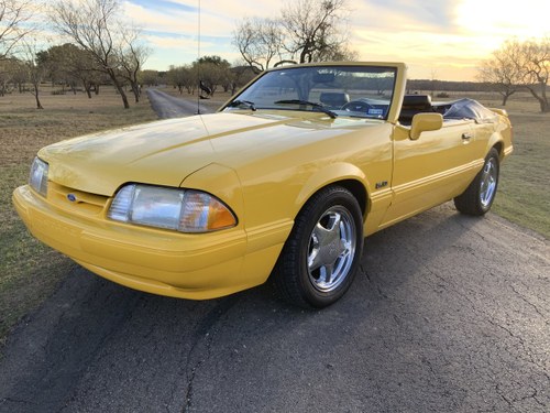 1993 MUSTANG RARE FEATURE CAR, 5.0 HO, 5-SPEED SOLD