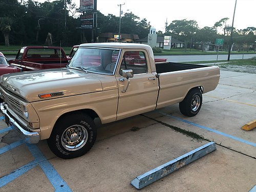 1967 Ford F-250 Pick-Up Truck Long Bed Clean Tan  $8.9k For Sale
