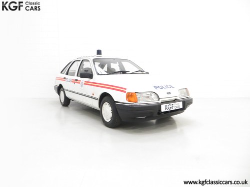 1990 Calling all Cars a Road Legal Ford Sierra Police Recreation  VENDUTO