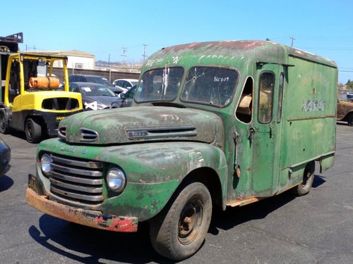 1948 Ford F3 Coach Built Step Side Panel Van For Sale