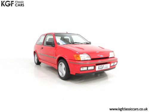1991 A Scorching Ford Fiesta RS Turbo with Only 11,702 miles SOLD