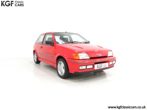 1991 A Scorching Ford Fiesta RS Turbo with Only 11,702 miles SÅLD