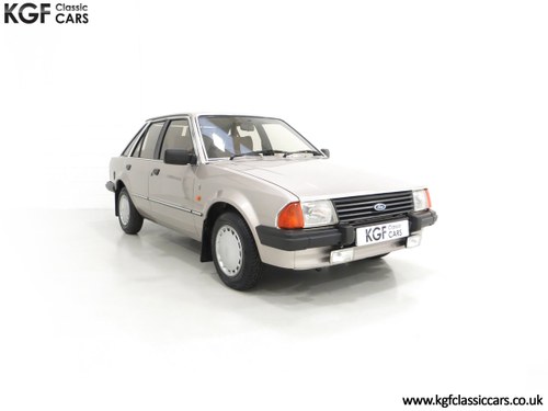 1984 A Fully Loaded Mk3 Ford Escort 1.6 Ghia with 11,887 Miles SOLD
