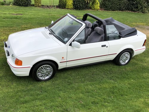 1990 Ford Escort XR£i Convertible - Concourse show winner! SOLD