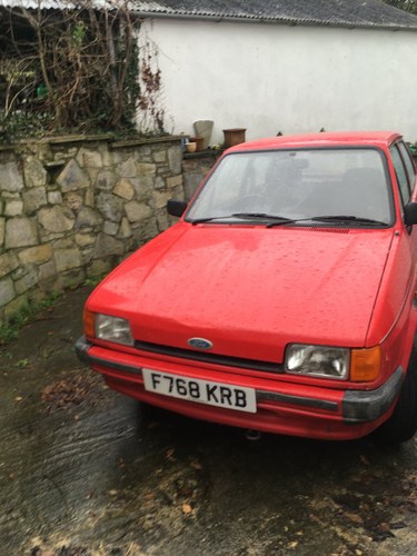 1989 Ford Fiesta 1.1 For Sale