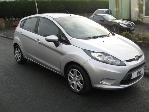 2012 12-reg Ford Fiesta 1.4TDCi Style 5Dr in silver For Sale