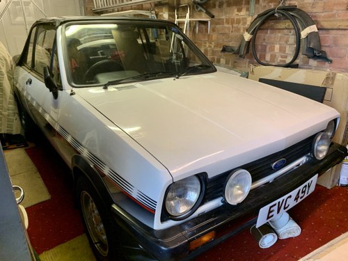1983 Ford Fiesta XR2 Mk1 Fly Convertable 1.6L SOLD