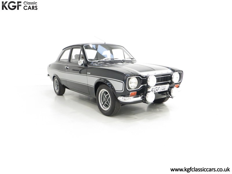 A Rare Matching Numbers Factory Black Mk1 Ford Escort RS2000