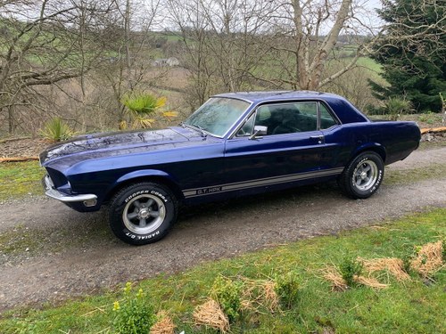 1968 Ford Mustang Kona Blue V8 Auto Discs History In vendita