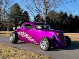 1937 Ford Three-Window Coupe Custom  For Sale by Auction
