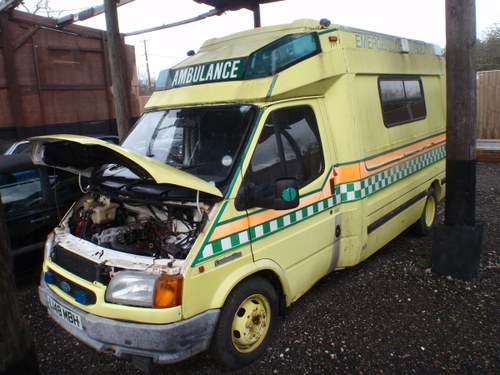 1994 Ford Transit mk3 2.9i V6 Ambulance. Twin Wheel VERKAUFT