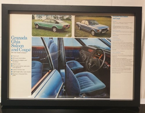 Original 1976 Ford Granada Ghia Advert In vendita