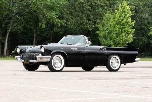 1957 Ford ThunderBird Roadster Correct clean Black driver $o For Sale