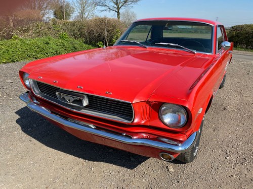 1966 Red Ford Mustang V8 Auto Coupe PROJECT VENDUTO