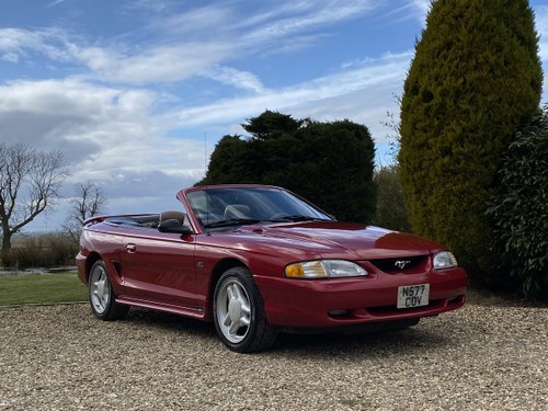 1995 Ford Mustang 5.0 GT V8 Convertible. Only 48,000 Miles.  SOLD