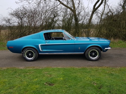 1968 Ford Mustang Fastback V8 and Five speed  In vendita