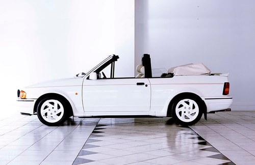 1988 Ford Escort XR3i ALL WHITE SE Convertible ONLY 40136 miles ! SOLD