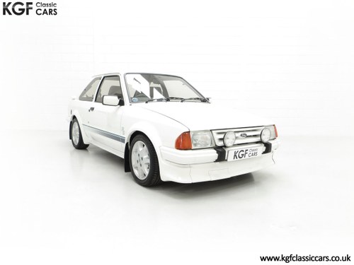 1985 An Iconic Unmolested Ford Escort Series 1 RS Turbo SOLD