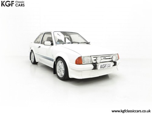 1985 An Iconic Unmolested Ford Escort Series 1 RS Turbo VERKAUFT