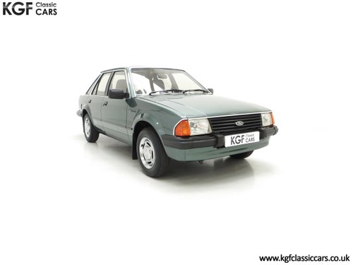 1981 An Early Launch Colour Ford Escort 1.3 Ghia Mk3 Family Owned VENDUTO