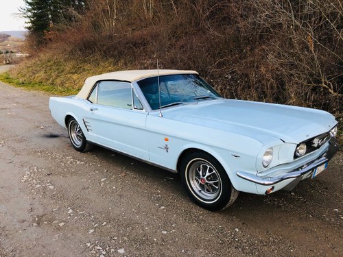 1966 Never restored, original 228 hp Mustang Convertible matching SOLD