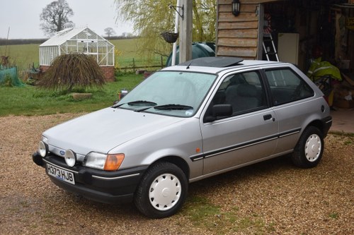 1990 Ford Fiesta 1600S low miles 30/5/20 For Sale by Auction