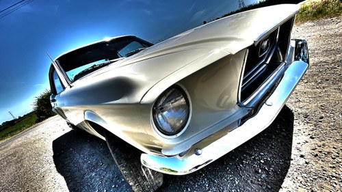 1968 V8 Ford Mustang Coupe Wimbledon White PROJECT VENDUTO