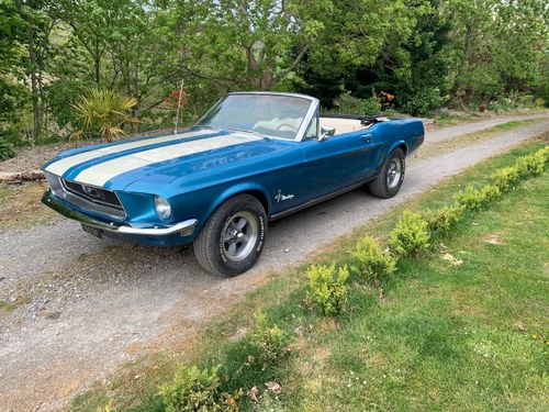 1968 Ford Mustang 302 V8 J Code Convertible For Sale