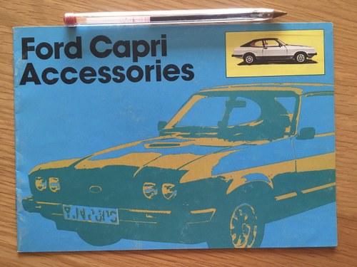 1979 Ford Capri accessories brochure VENDUTO