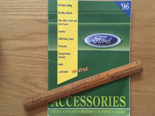 1096 Ford RS accessories brochure SOLD