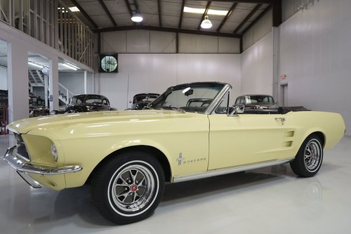 Springtime Yellow 1967 Ford Mustang Convertible SOLD