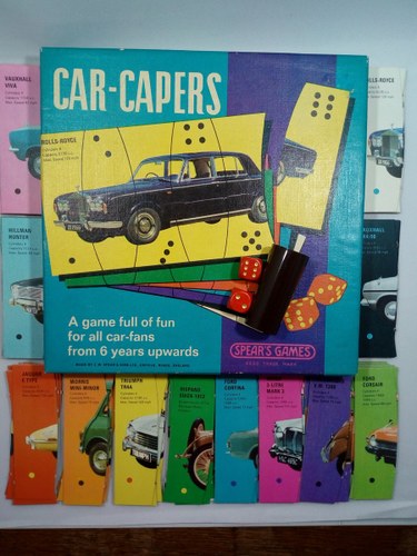 Early 1970's Car Capers game by Spears SOLD