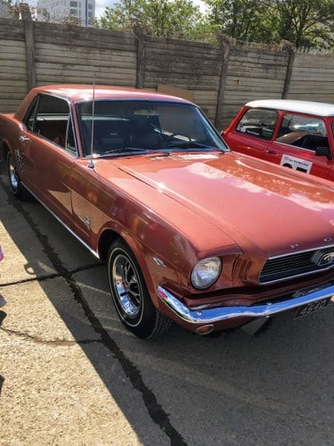 1966 Ford Mustang V-8 289, auto, Pony interior, aircon For Sale