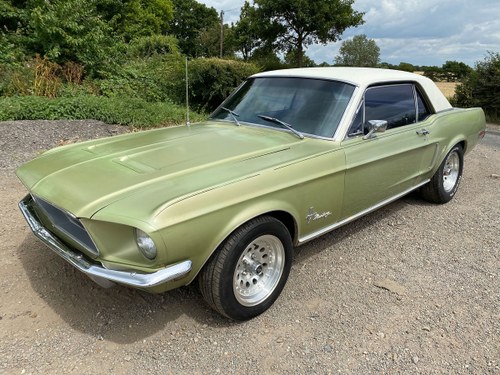 1968 Ford Mustang V8 Auto Lime Green Vinyl Roof SOLD