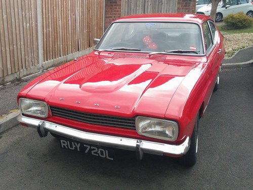 1972 Mk1 Ford Capri 1600 XL 1973 VERKOCHT