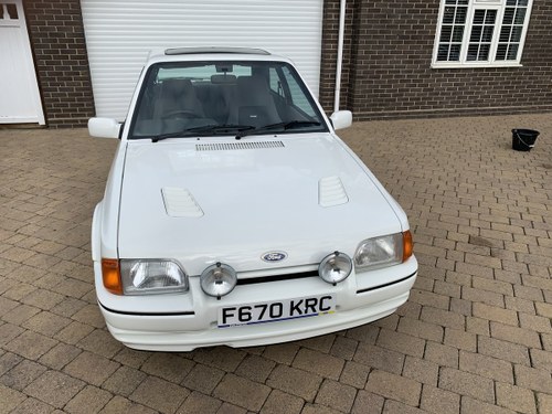 1989 Ford Escort RS Turbo. For Sale