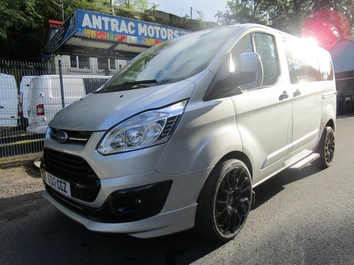 2017 FORD TRANSIT CUSTOM TOURNEO 2.0 TDI 9 SEATER SILVER For Sale