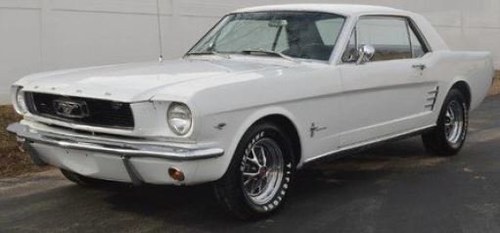 1966 Ford V8 Mustang Coupe For Sale