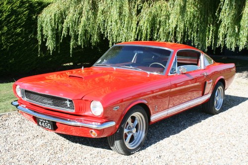 1966 Ford Mustang Fastback 289 V8 GT 350 4 Speed Man.Air Con. SOLD