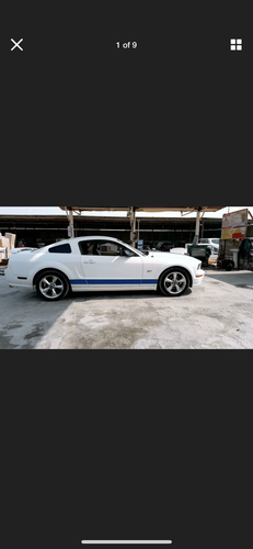 2005 FORD MUSTANG 4.6 V8 GT WHITE LHD FRESH IMPORT In vendita