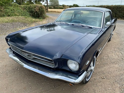 1966 Ford Mustang Coupe V8 Blue PROJECT SOLD