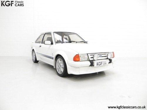 1985 A Ford Escort Series 1 RS Turbo with 17,894 Miles SOLD