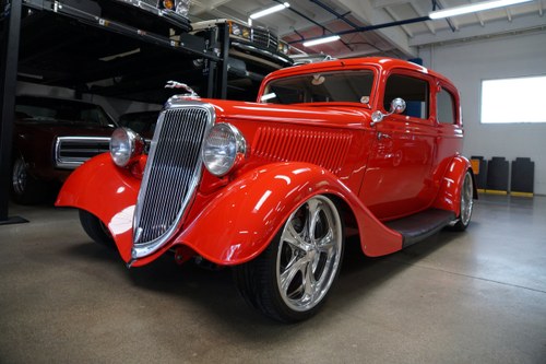 1934 Ford Tudor 2 Dr all steel custom street rod SOLD