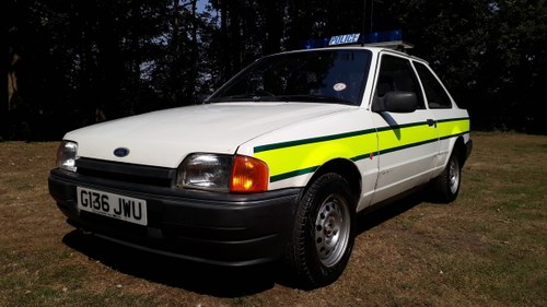 1990 Ford Escort Police Car For Sale