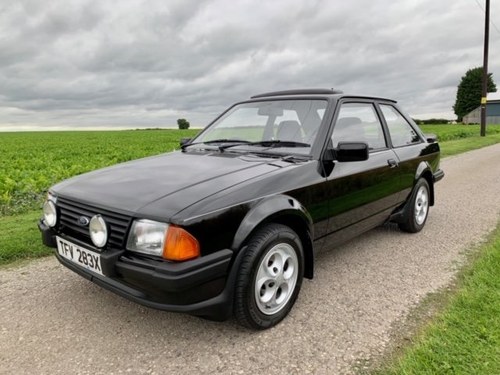 **OCTOBER ENTRY** 1982 Ford Escort XR3 For Sale by Auction