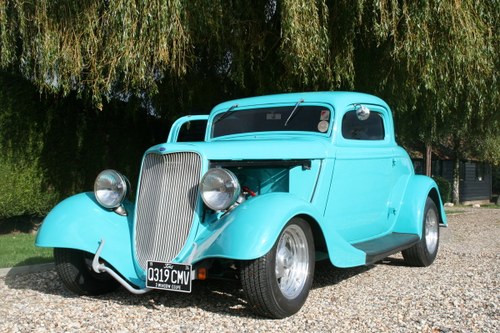 1934 Ford 3 Window Coupe V8 Hot Rod.Multiple show winner SOLD