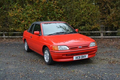 1991 Ford Escort Cabriolet For Sale by Auction